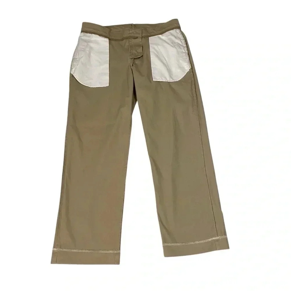 VGT DENNIS Khaki Men's Uniform Pants Front & Back Pockets Size J15 - Picture 8 of 15